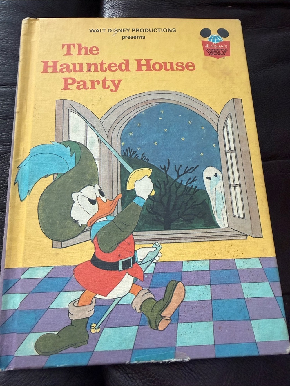 Vintage Walt Disney The Haunted House Party - Yellow Cover
